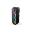 Boxa portabila cu lumini RGB, putere 16W, MP3, USB, bluetooth, TF, acumulator, FM, karaoke, negru
