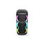 Boxa portabila cu lumini RGB, putere 16W, MP3, USB, bluetooth, TF, acumulator, FM, karaoke, negru
