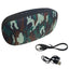 Boxa portabila FOXMAG24 cu 2 difuzoare, microfon, bluetooth, TF slot, army