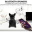 Boxa portabila, in forma de catel Bulldog, cu bluetooth, cititor card, radio si microfon, inaltime 25 cm, baterie incoroprata, aspect realist, negru