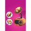 Boxa retro, conectare bluetooth, design vintage, USB/TF, portabila, dimensiuni 11x23 cm, maro/negru