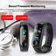 Bratara de fitness Smart M3 cu ritm cardiac si monitor de tensiune arteriala - negru