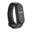 Bratara fitness Fan Shu M5, Bluetooth, Monitorizarea pulsului si somnului, Negru