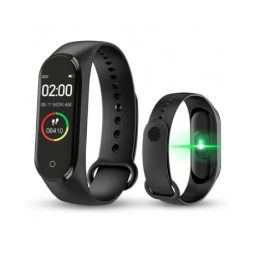 Bratara fitness FOXMAG24, bluetooth, pedometru, notificari, negru