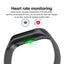 Bratara fitness TechONE™ M3, color, IP 65, multi sport, puls, tensiune, notificari, negru