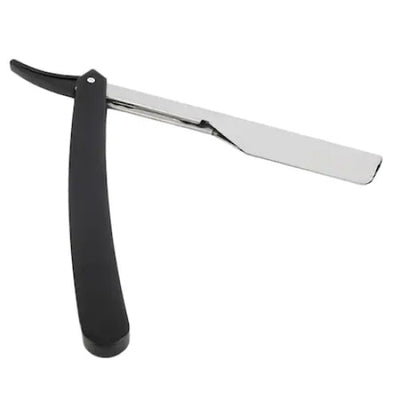 Brici FOXMAG24, cu lama clasica pentru tuns sau barbierit, culoare negru, maner plastic