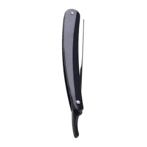 Brici FOXMAG24, cu lama clasica pentru tuns sau barbierit, culoare negru, maner plastic