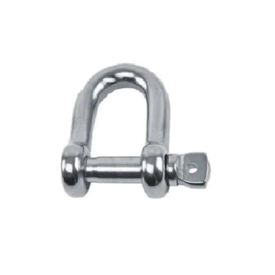 Brida metalica cu filet pentru prindere lant, 10mm, fixare ferma