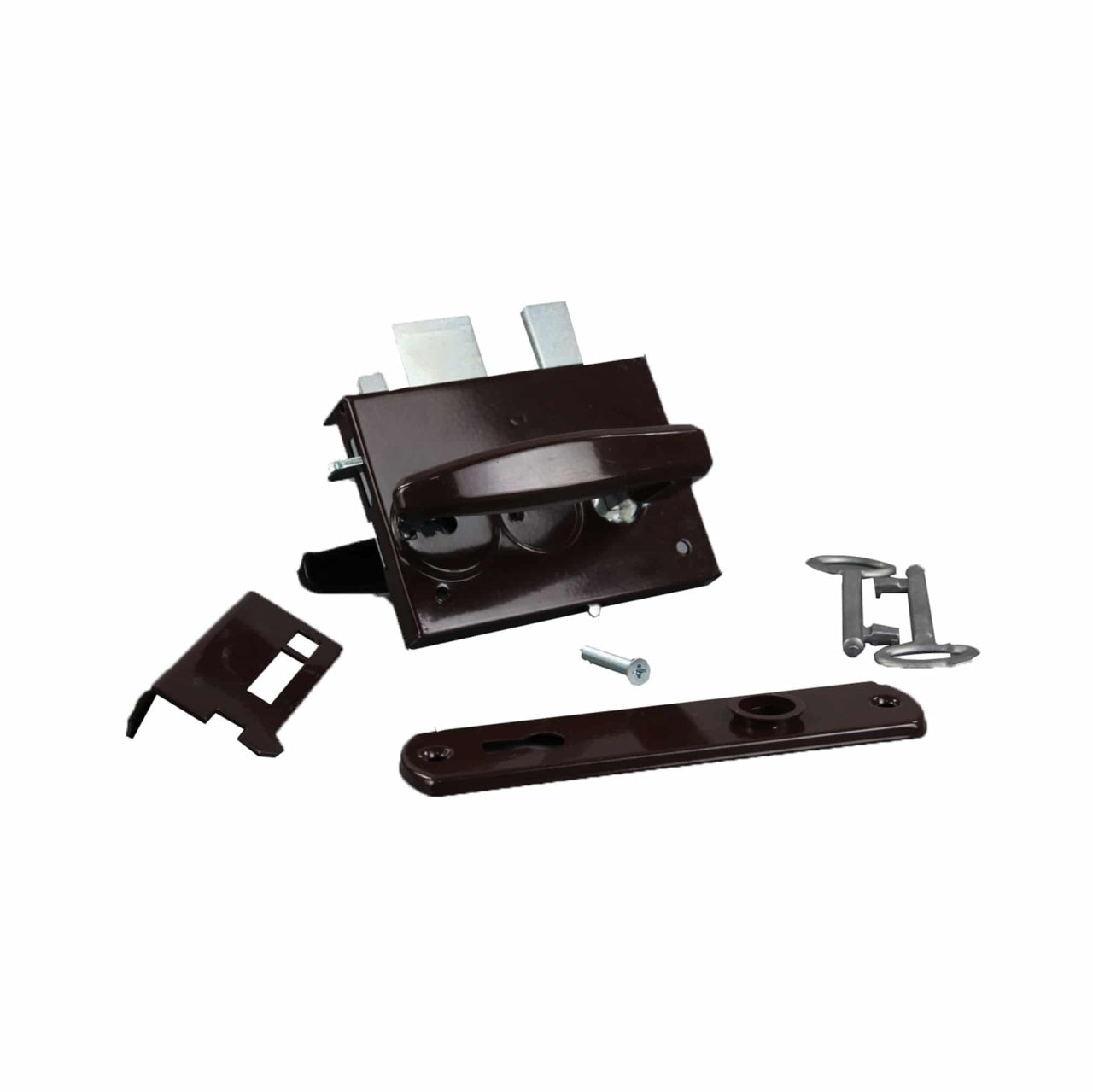 Broasca aplicata dreapta 12-08 cu doua chei RAL 8019