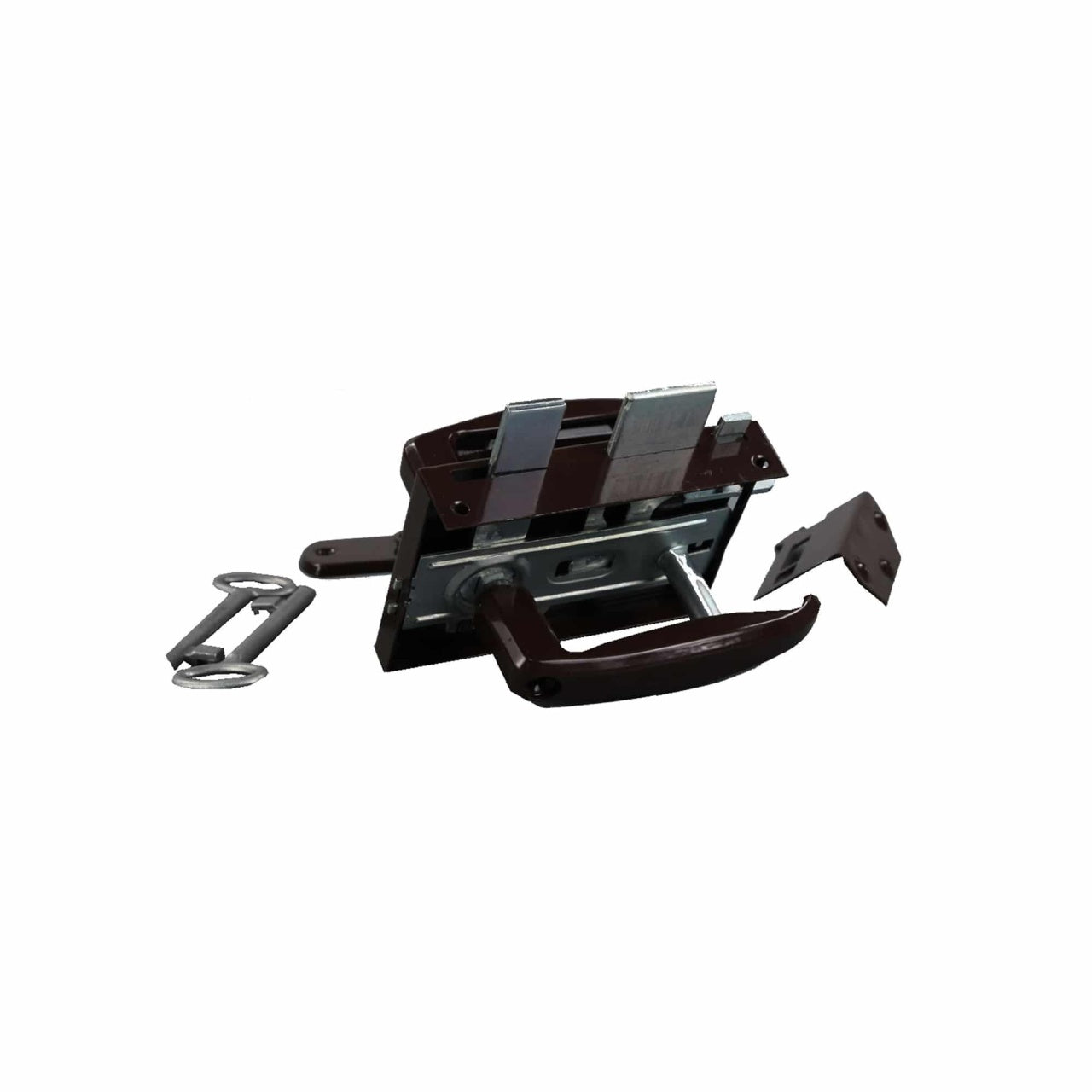 Broasca aplicata dreapta 12-08 cu doua chei RAL 8019