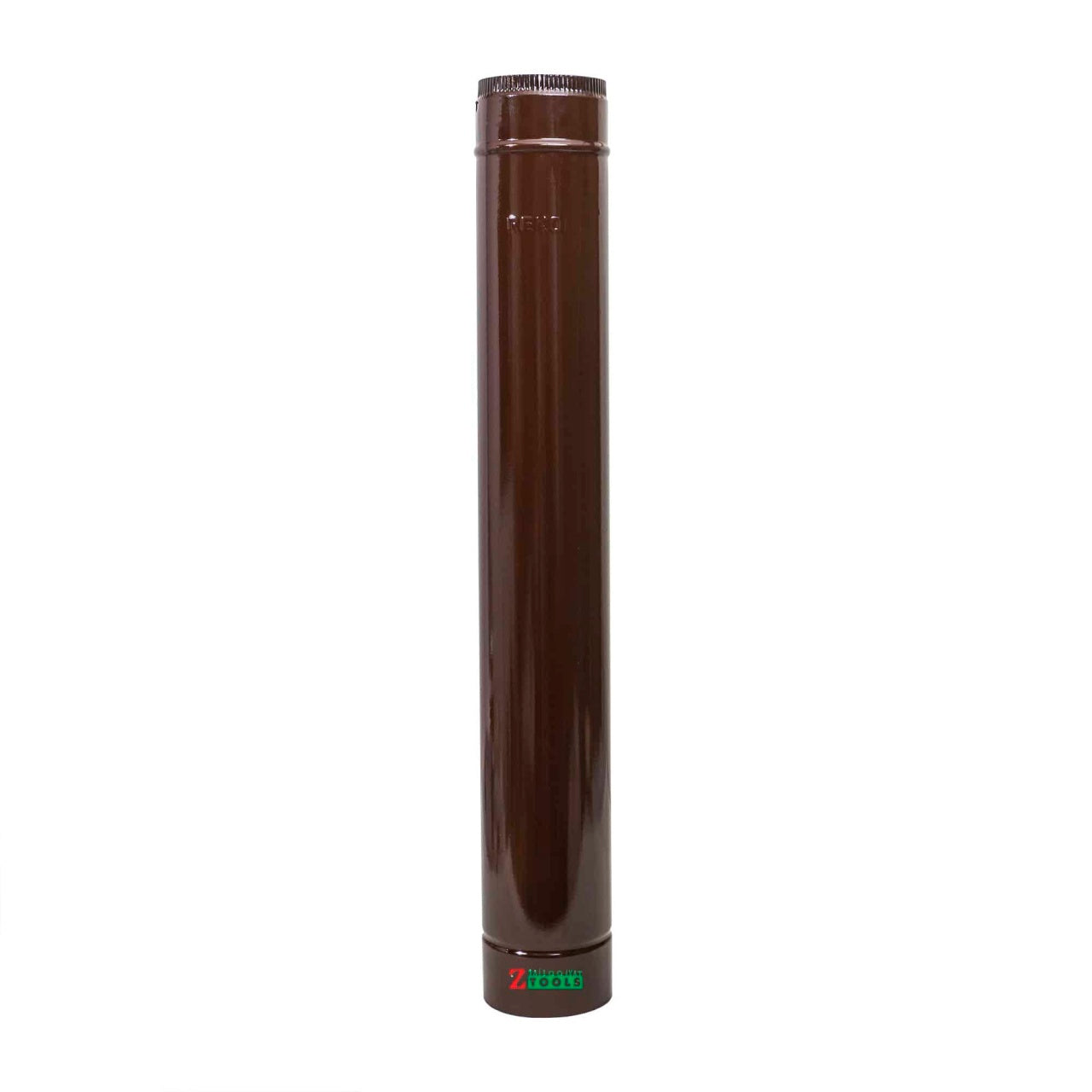 Burlan emailat pentru evacuare fum, 90cm x 130mm, tabla emailata