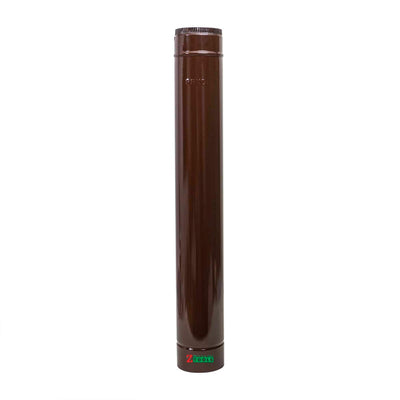 Burlan emailat pentru evacuare fum, 90cm x 130mm, tabla emailata