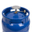 Butelie de camping, cu arzator inclus, capacitate 5L, din metal, cu maner de transport, albastru