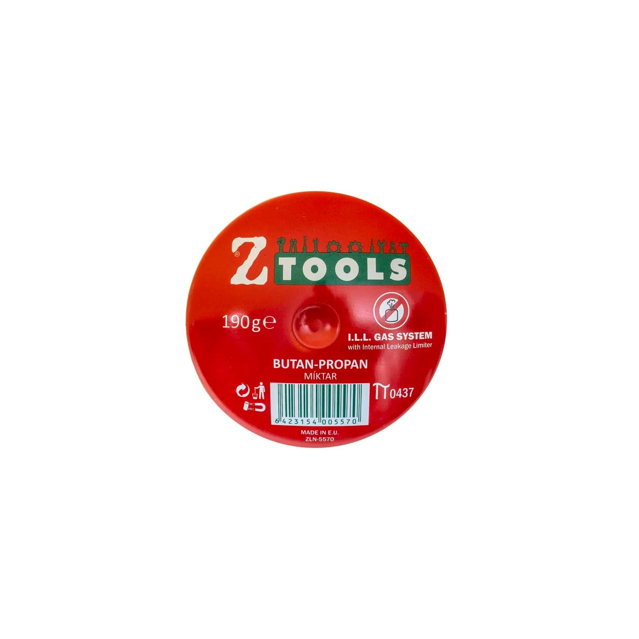 Butelie gaz camping 190 g, metal, rosie, pentru aragaz cu un arzator
