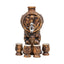 Butoi de vin ceramica cu robinet, capacitate 3L, model elefant