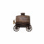 Butoi de vin ceramica cu robinet si suport caruta, capacitate 2.5L