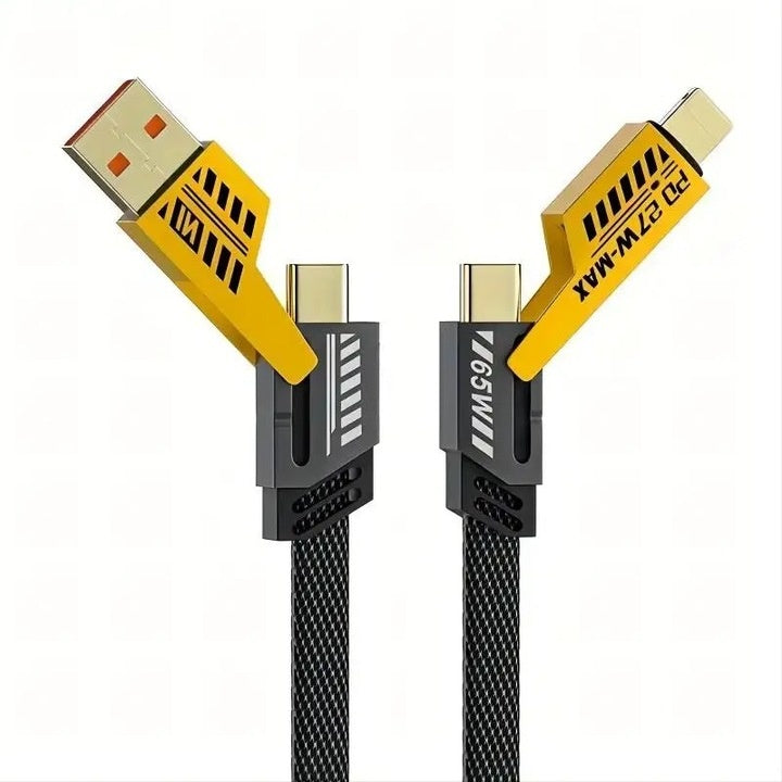 Cablu de incarcare Multiplu 4in1 Super Fast-PD 27W, USB 65W, 2 metri