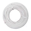 Cablu electric simplu 2x1.5 mm, 100 m, alb, pentru interior si exterior