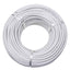 Cablu electric simplu 2x2.5 mm, 100m, alb, pentru interior si exterior