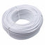 Cablu electric simplu 3x1.5mm, 100m, alb, utilizare interior/exterior