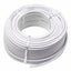 Cablu electric simplu 3x2.5 mm, 100 m, alb, pentru interior si exterior