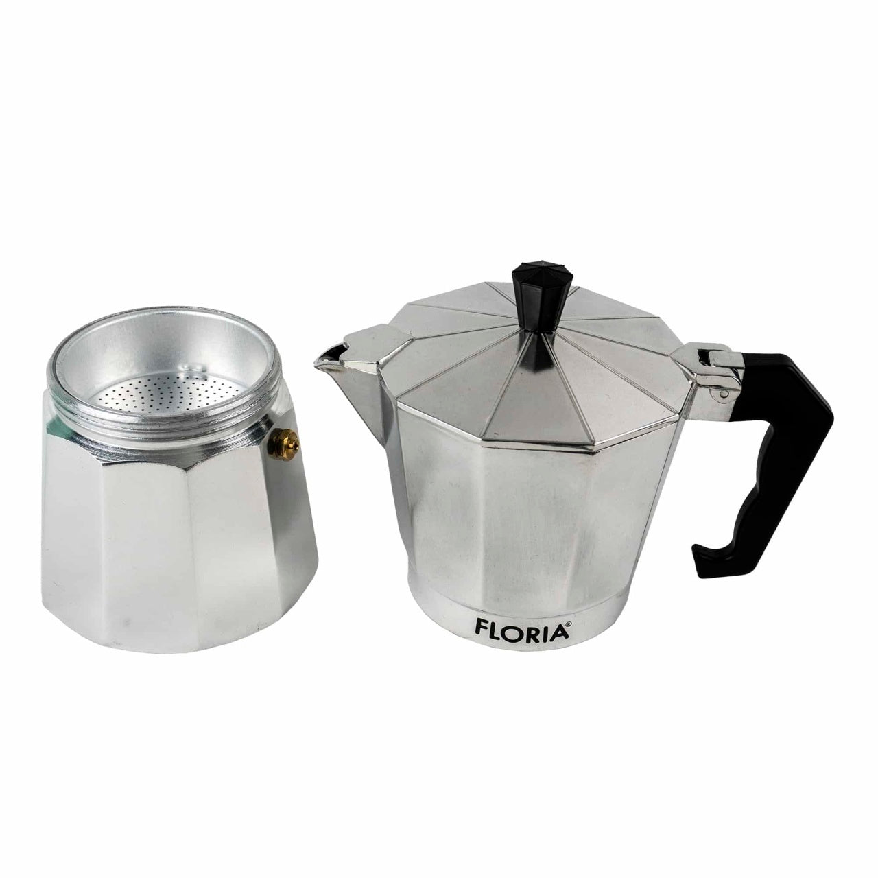 Cafetiera espresso manuala capacitate 6 cesti 300 ml, pentru aragaz