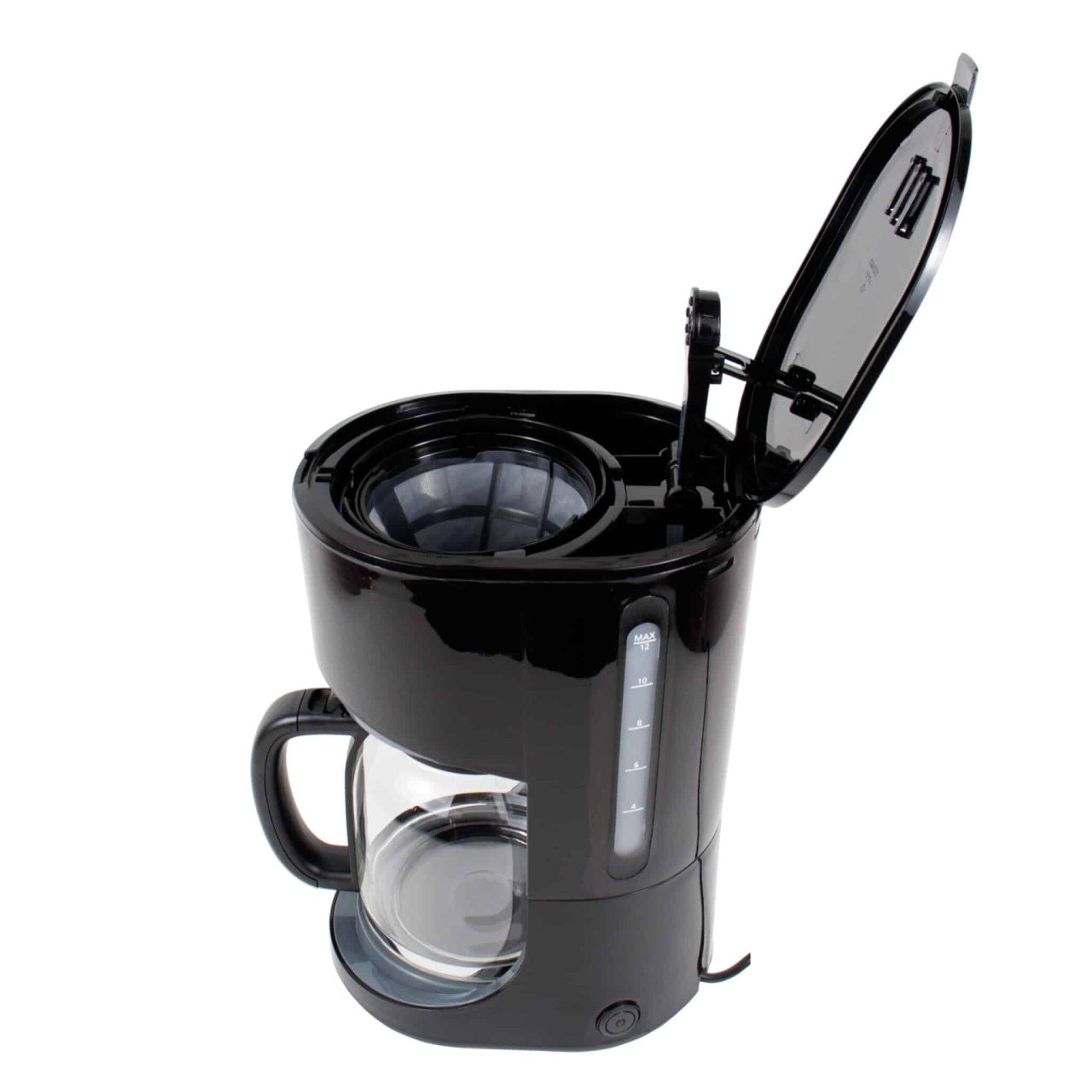 Cafetiera filtru 1.5 l, 900W, negru, filtru detasabil si functie mentinere cald