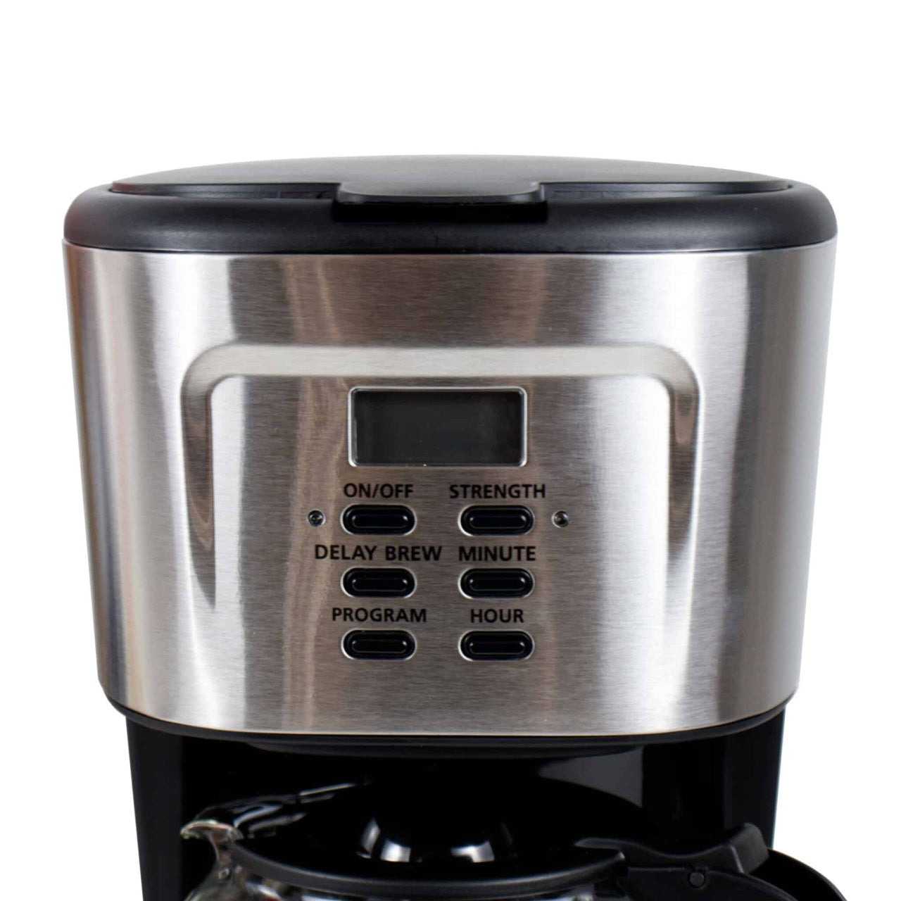 Cafetiera filtru digitala cu programare, inox, 1.5 L, 900W, negru