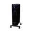 Calorifer electric 2000W, 9 elementi, termostat reglabil, 3 trepte putere, negru