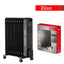 Calorifer electric cu 11 elementi, 2500W, termostat reglabil si protectii