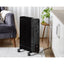 Calorifer electric cu 9 elementi, 2000W, termostat reglabil, protectii incluse