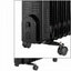 Calorifer electric cu 9 elementi, 2000W, termostat reglabil si telecomanda