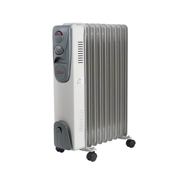 Calorifer electric cu telecomanda, timer 12h, 9 elementi, 2000W