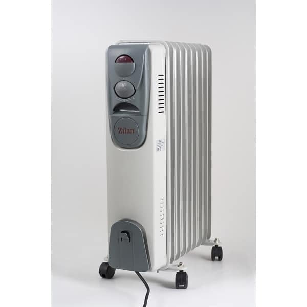 Calorifer electric cu telecomanda, timer 12h, 9 elementi, 2000W