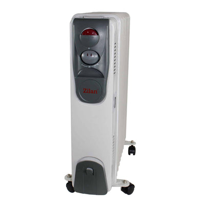Calorifer electric cu ulei 2500W, 11 elementi, termostat reglabil, 3 trepte de incalzire