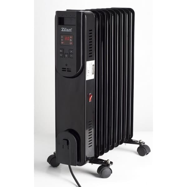 Calorifer electric cu ulei 9 elementi, 2000W, telecomanda si ecran LED
