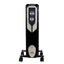 Calorifer electric pe ulei 1500W, 7 elementi, negru, termostat reglabil