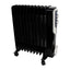Calorifer electric pe ulei, 2500W, 11 elementi, negru, termostat reglabil