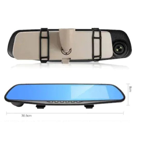 Camera auto DVR FOXMAG24, - Full HD, unghi de filmare 170 de grade, oglinda, senzor G