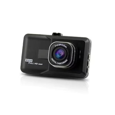 Camera auto, Full HD, unghiul de captare 170°, cu senzor G incorporat, ecran LCD, negru