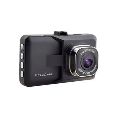 Camera auto, Full HD, unghiul de captare 170°, cu senzor G incorporat, ecran LCD, negru
