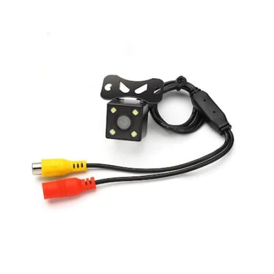 Camera auto marsarier, cu 4 leduri iluminare, unghi de filmare 140 °, rezistenta la apa, negru
