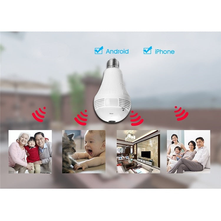 Camera Bec Usmart AR21 HD IP wireless, unghi 360 grade, urmarire LIVE pe telefon