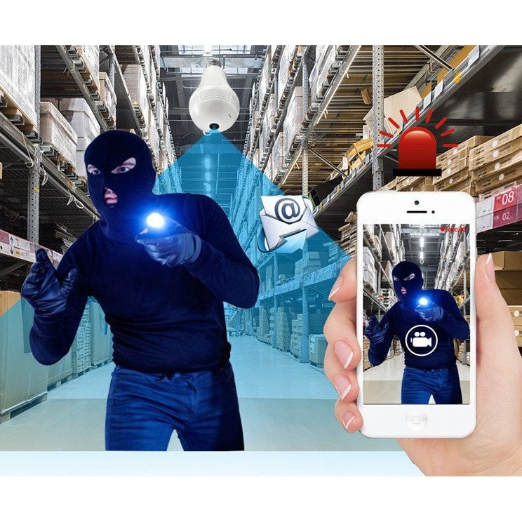Camera Bec Usmart AR21 HD IP wireless, unghi 360 grade, urmarire LIVE pe telefon