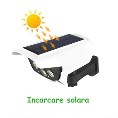 Camera de supraveghere FOXMAG24 falsa, senzor de miscare, incarcare solara
