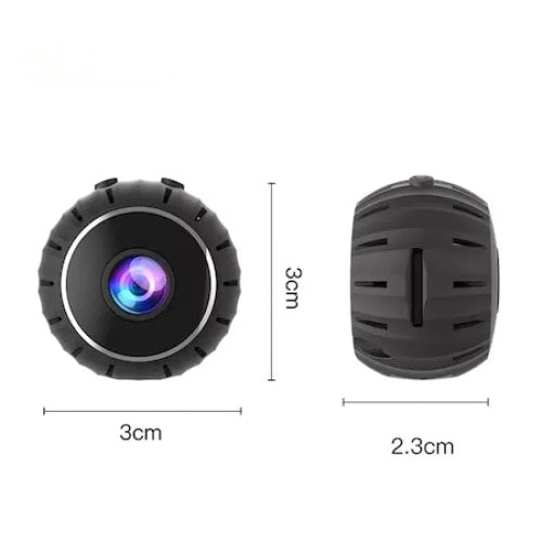 Camera de supraveghere mini, interfata Wi-Fi, IP wireless, Full HD, dimensiune 35 x 23 x 35 mm, negru