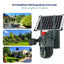 Camera de supraveghere V380 PRO, 4G, 12MP 4K Ultra HD, 2 Camere, IP66, Alimentare Solară