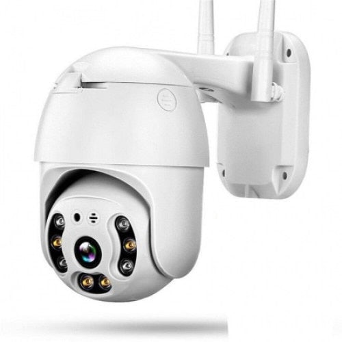 Camera de Supraveghere WiFi FOXMAG24, Moderna, Usor de Folosit, 12V2A, 2.4G, 802.11b/g/n, Aplicatie pentru Supraveghere, IP66, Alb