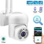 Camera de supraveghere WIFI, FULL HD, conectare telefon, night vision color, alarma, rezistenta la apa, alb