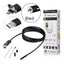 Camera Endoscopica de Inspectie 2 In 1 Android PC Micro USB Camera HD 6 Led Cu Functie OTG si UVC 8.0mm 10Mt